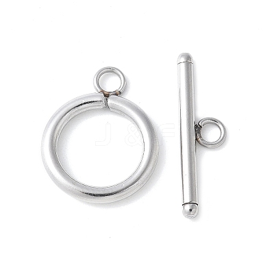 304 Stainless Steel Toggle Clasps STAS-Z124-01C-P-1