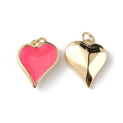 Eco-Friendly Rack Plating Brass Enamel Pendants KK-F848-02G-02-1