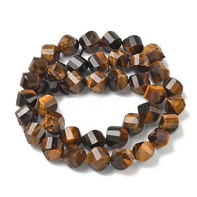 Natural Tiger Eye Beads Strands G-C267-B16-1