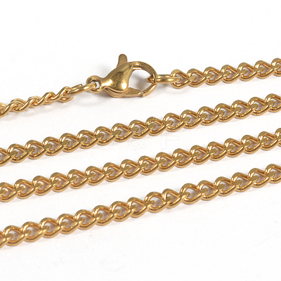 Ion Plating(IP) 304 Stainless Steel Necklaces NJEW-F201-13G-1