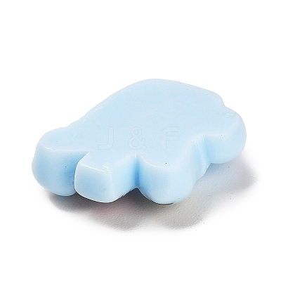 Teacher's Day Theme Opaque Resin Cabochons RESI-Z018-01B-1