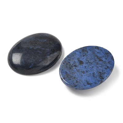 Natural Dumortierite Quartz Cabochons G-C189-03-1
