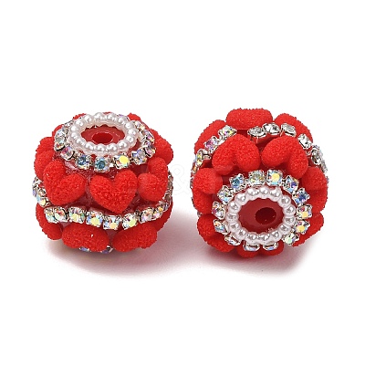 Rwsin & Acrylic & ABS Imitation Pearl Beads RE-CBA1913-03C-1