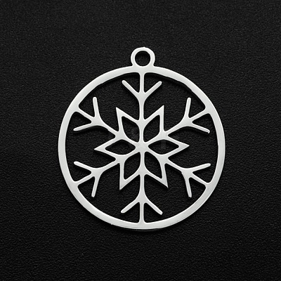 Non-Tarnish Christmas 201 Stainless Steel Pendants STAS-R111-JA694-1