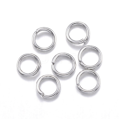 Tarnish Resistant 304 Stainless Steel Open Jump Rings A-STAS-E113-18P-1