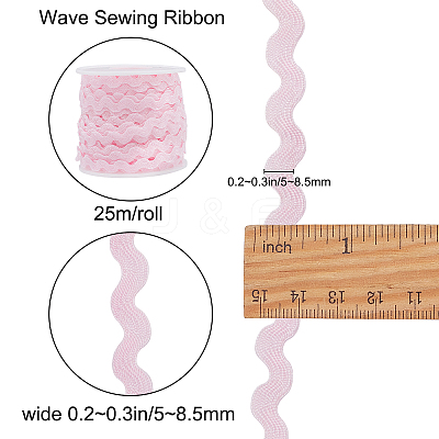 1 Strand Wave Bending Fringe Trim OCOR-GF0001-53D-1