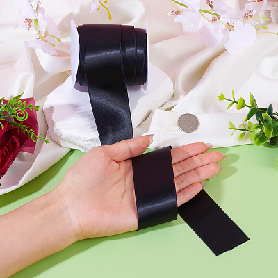 10 Yards Double-Face Polyester Satin Ribbons SRIB-TA0001-16C-1