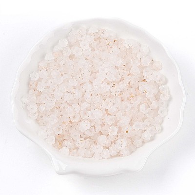 Frosted Transparent Acrylic Beads X-OACR-N137-72A-1