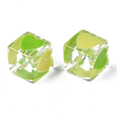 Transparent Acrylic Beads TACR-T004-10D-1