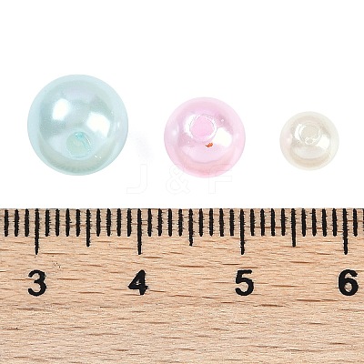 ABS Plastic Imitation Pearl Beads KY-G030-01B-1