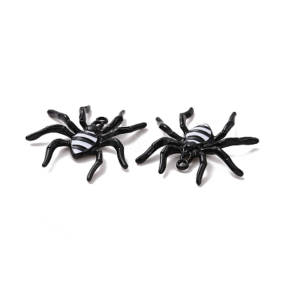 Halloween Rack Plating Alloy Enamel Pandants PALLOY-O109-56EB-1
