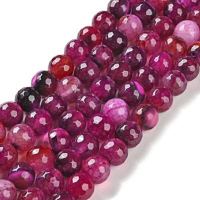 Natural Agate Beads Strands G-M437-C01-01P-1