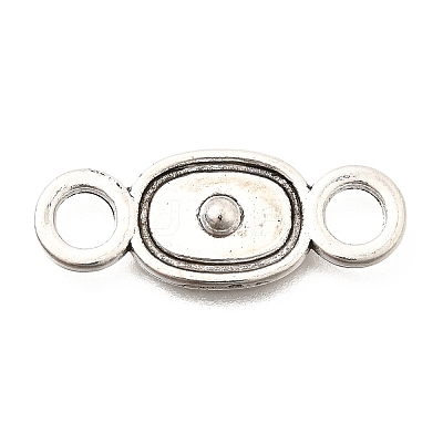 Tibetan Style Alloy Links Connector Charms FIND-D042-07A-AS-1