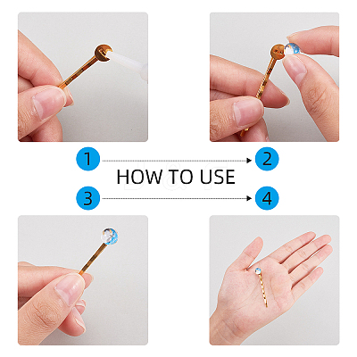 Iron Hair Bobby Pin Findings Sets PHAR-PH0001-07-WH-1