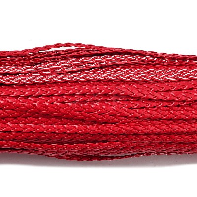 3-Ply PU Leather Braided Cord OCOR-Q059-01E-1