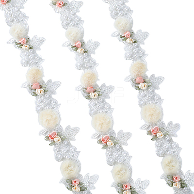 1 Yard Polyester Lace Trims SENE-CY0001-01-1