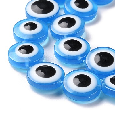 Resin Imitation Lampwork Beads Strands RESI-F032-01H-1