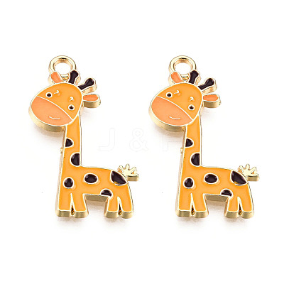 Alloy Enamel Pendants ENAM-N048-002A-1