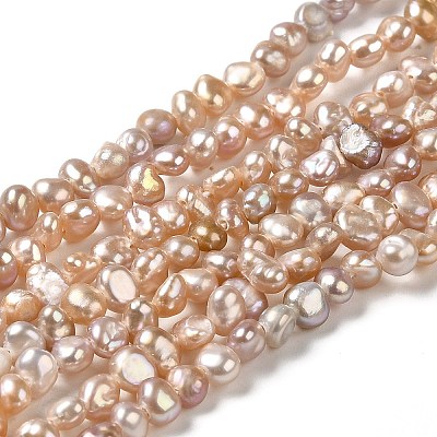 Natural Cultured Freshwater Pearl Beads Strands PEAR-E017-43-1