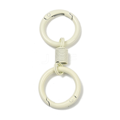 Alloy Spring Gate Clasps PALLOY-Q009-01B-1