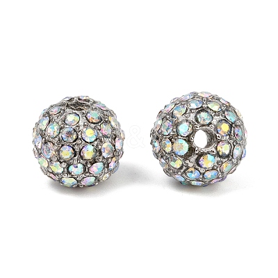 Alloy Rhinestone Beads RB-A034-10mm-A28P-1