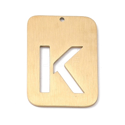 Ion Plating(IP) 304 Stainless Steel Pendants STAS-K216-49K-G-1