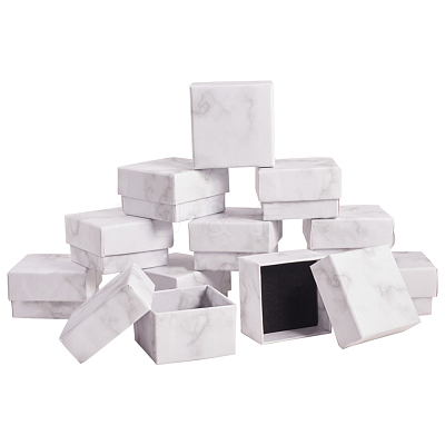 Paper Cardboard Jewelry Ring Boxes CBOX-E012-05A-1