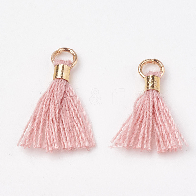 Polycotton(Polyester Cotton) Tassel Pendant Decorations FIND-S275-25G-1