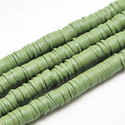 Handmade Polymer Clay Beads X-CLAY-R067-8.0mm-43-1