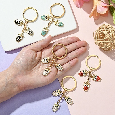 Alloy Enamel Keychain KEYC-YW00078-01-1