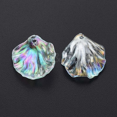 Transparent Acrylic Pendants MACR-S373-73-C05-1