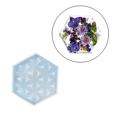 DIY Life of Flower Textured Cup Mat Silicone Molds SIMO-H009-05G-1