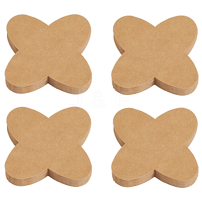 Cross Kraft Paper Chocolate Spacer AJEW-CN0004-83C-1