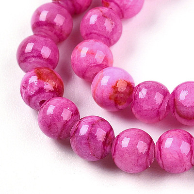 Natural Persian Jade Beads Strands G-A255-A02-04C-1