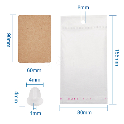 Paper Jewelry Display Cards CDIS-TAC0001-06C-1