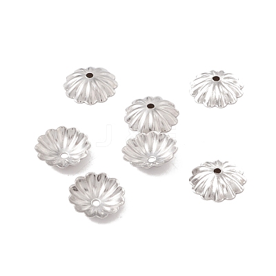 Non-Tarnish 304 Stainless Steel Bead Caps STAS-P307-06P-1