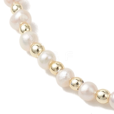 Natural Cultured Freshwater Pearl Beaded Bracelets for Women BJEW-JB13353-1