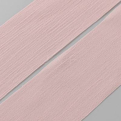 25 Yards Polyester Pleated Ribbon OCOR-WH0089-111A-1