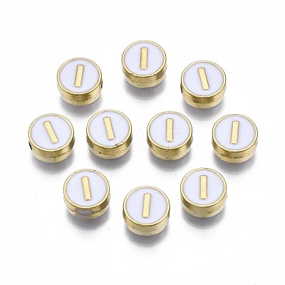 Alloy Enamel Beads ENAM-N052-006-01I-RS-1