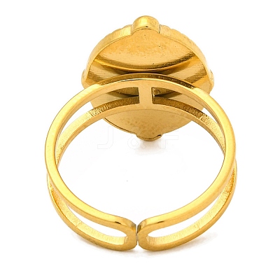 Oval Natural Carnelian Finger Rings RJEW-Q822-51G-02-1