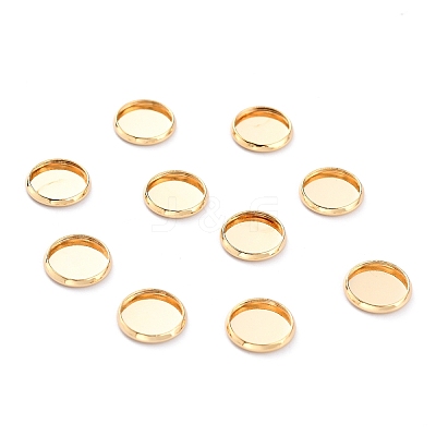 304 Stainless Steel Cabochon Settings STAS-Y001-12C-G-1