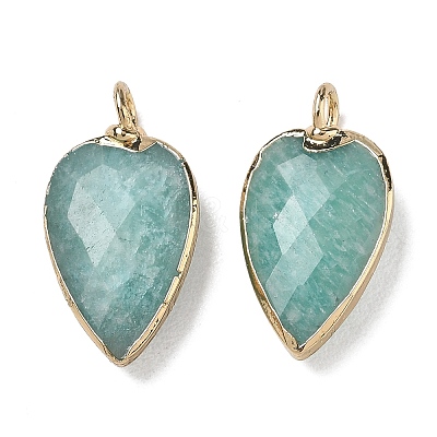 Natural Amazonite Pendants G-G012-13G-09-1
