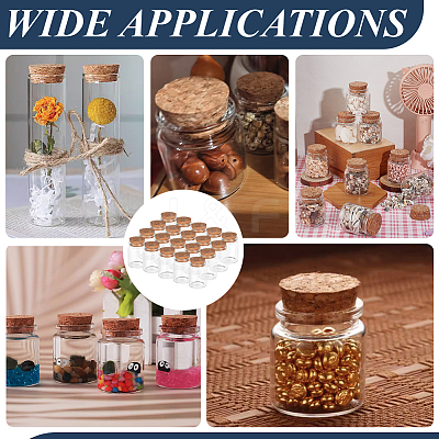 Glass Cork Bottles Ornament DIY-WH0430-987B-1