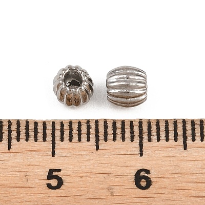 304 Stainless Steel Beads STAS-D394-02F-P-1