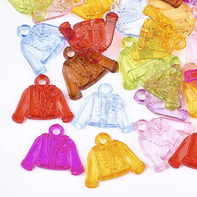 Transparent Acrylic Pendants X-TACR-S133-080-1