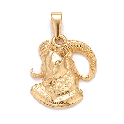 Ion Plating(IP) 304 Stainless Steel Pendants STAS-D165-14G-03-1