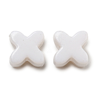 Opaque Acrylic European Beads SACR-L007-033A-1