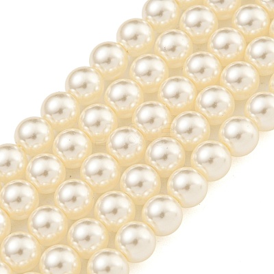 Glass Pearl Beads Strands HY-G002-01C-02-1
