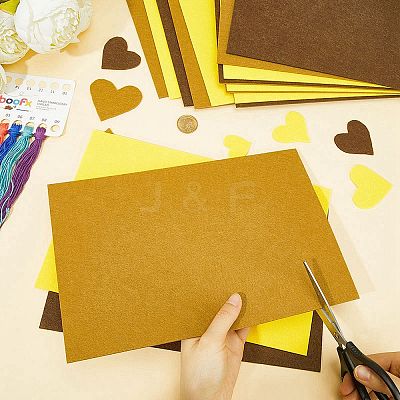 21Pcs 3 Colors Non Woven Felt Fabric SENE-CP0001-01B-1