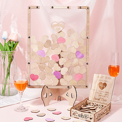 Wedding Guest Book AJEW-WH20020-026A-1